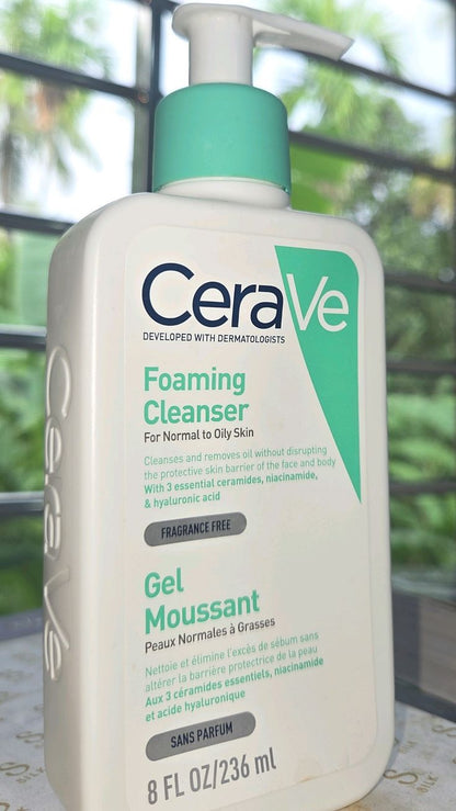 Cerave Foaming Cleanser For Normal To Oily Skin 236Ml