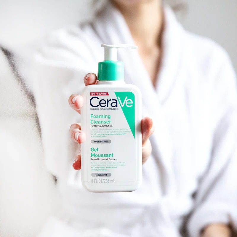 Cerave Foaming Cleanser For Normal To Oily Skin 236Ml