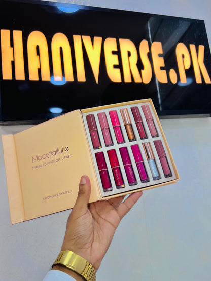 Mocallure - 12 Pc Transparent Lip Gloss Set