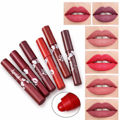 WardaBeauty Classic Lip Crayon – Pack of 6