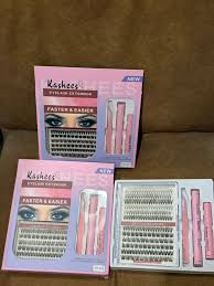 Kashees Mink & Soft Natural DIY Cluster Lashes Extension Kit
